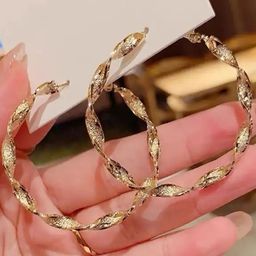 ONUYX Gold-Plated Cubic Zirconia Studded Earrings-44