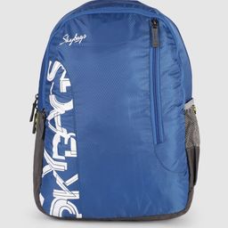 Skybags Unisex Blue Brat Azure Brand Logo Backpack-41