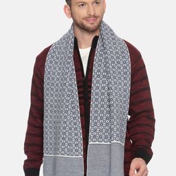 513 Men Beige & Red Woven Design Mufflers-image-69