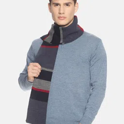 513 Men Beige & Red Woven Design Mufflers-picture-8