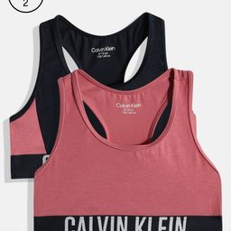 Calvin Klein Underwear Pink & Black Bralette Bra-picture-44