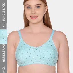 Tweens Printed Non-Padded Cotton Minimizer Bra-image-89