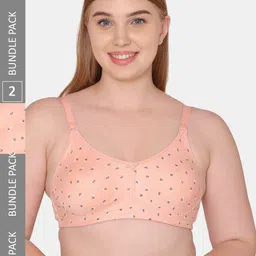 Tweens Printed Non-Padded Cotton Minimizer Bra-picture-18