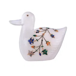Avinash Handicrafts White Bird Stoned Showpiece-image-61
