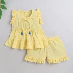 The Magic Wand Girls Round Neck Top With Shorts-image-23