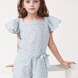 French Connection Girls Floral Printed Playsuit-image-39