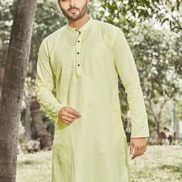 Authentics Men Flared Sleeves Thread Work Kurta-picture-34