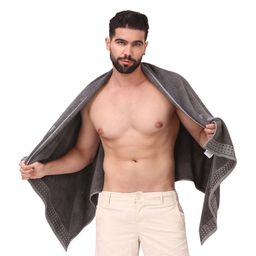 Dollar Grey Bamboo 600 GSM Bath Towel-55