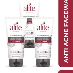Alite Set Of 3 Skin Essence Anti Acne Charcoal Face Wash - 100g Each-16