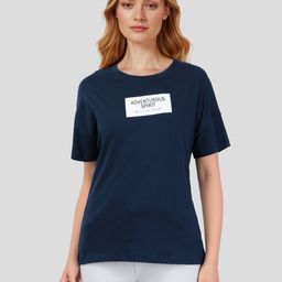 Mast & Harbour Typography Printed Drop-Shoulder Sleeves Pure Cotton T-shirt-picture-9