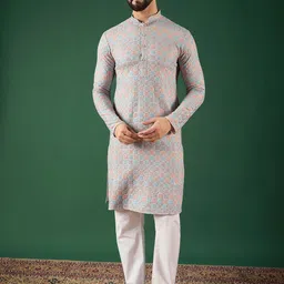 Anouk Men Thread Work Kurta-11