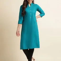 Fabclub Roll Up Sleeve Kurta-picture-14