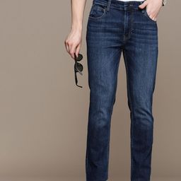 French Connection Men Slim Fit Heavy Fade Mid-Rise Stretchable Jeans-image-77