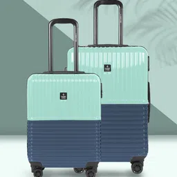 Nasher Miles Set Of 2 Textured Hard-Sided Trolley Suitcase-picture-46