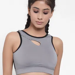 Invincible Women Front Hole Sports Bra-image-82