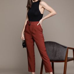 bebe Women All Day Regular Fit Cropped Trousers-image-74