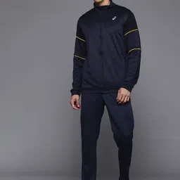 ASICS Mock Collar Colorblocked Detail Sports Tracksuit-image-6