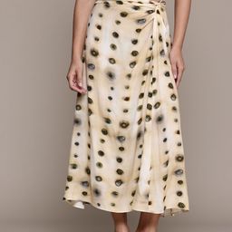 MANGO Printed Twisted Midi Skirt-picture-20