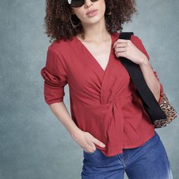 The Roadster Life Co. Twisted Pure Cotton Top-image-61