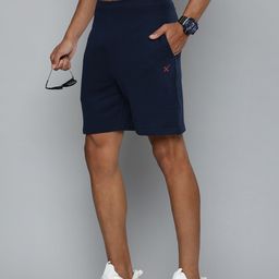 HRX by Hrithik Roshan Men Navy Blue Solid Shorts-image-9