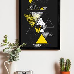 Art Street Black & White Printed Synthetic Wood Framed Individual Wall Art-image-75