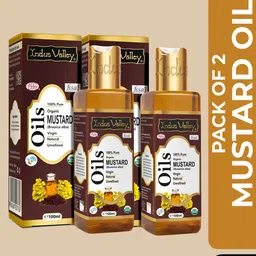 Indus Valley Pack of 2 Mustard Carrier Oil 100 ml-56