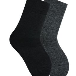 Bonjour Kids Pack Of 2 AssortedWoolen Calf Length Socks-14