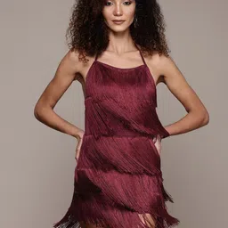 bebe Future Glam Frilled Halter Neck Playsuit-picture-56