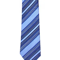 Tossido Blue Striped Broad Tie-image-82