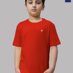 Friskers Boys Red 2 Pockets T-shirt-image-67