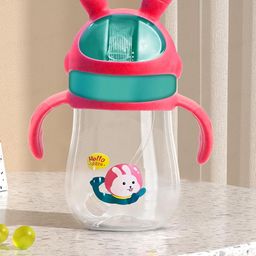 YK Red Bunny Ear Toddler Water Bottle 350ml-image-51