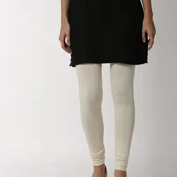 Soch Women Cream Solid Churidar-image-17