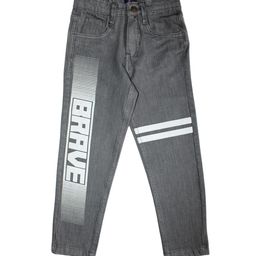 KiddoPanti Boys Grey & White Jean Regular Fit Mid-Rise Clean Look Jeans-image-22