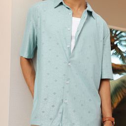 Kook N Keech Beachy Fabric Relaxed Shirt-image-84