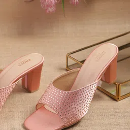 Anouk Embellished Party Block Heels-57
