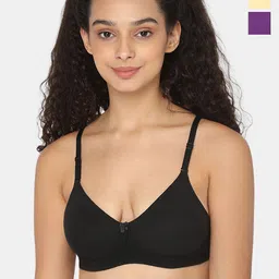 intimacy LINGERIE Pack Of 3 Cotton Full Coverage Bra All Day Comfort-image-91
