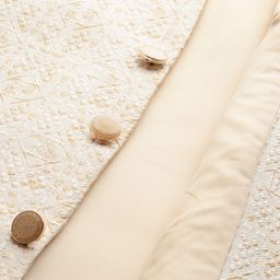 MANQ Solid Kurta & Churidar With Woven Design Nehru Jacket image 2