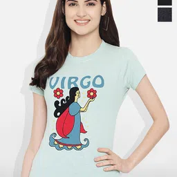 Fabflee Women Multicoloured 3 Printed T-shirt-image-77