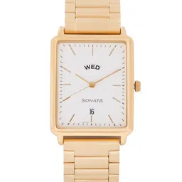Sonata Essentials Men White Analogue watch NL77084YM04-picture-1