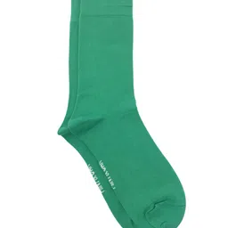 Mint & Oak Men Green Solid Calf-Length Socks-58
