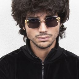 Ted Smith Lens & Square Sunglasses with UV Protected Lens-image-35