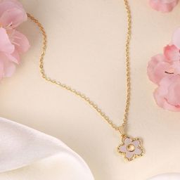 DressBerry Floral Shaped Pendants with Chains-50