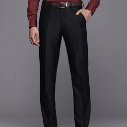 Louis Philippe Men Slim Fit Formal Trousers-picture-34