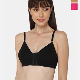 intimacy LINGERIE Pack of 3 Medium Coverage All Day Comfort Cotton  Everyday Bras-34