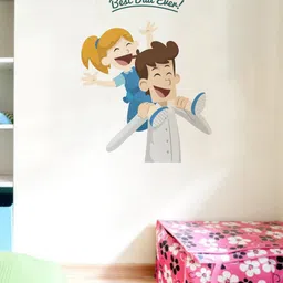 rawpockets Multi Coloured Best Dad Ever Wall Stickers-image-101
