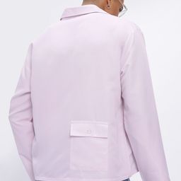 glitchez Utility Weave Back Pocket Relaxed Fit Shirt-image-57