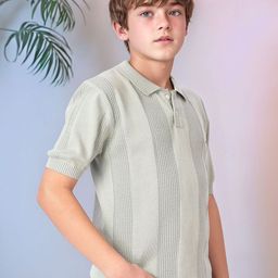 Nautica Boys Pure Cotton Breeze Polo T- Shirt-image-62