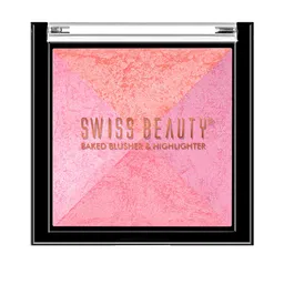 SWISS BEAUTY  Baked Blusher & Highlighter - Shade-4-70