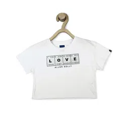 Allen Solly Junior Girls Printed Cotton Crop Top-46