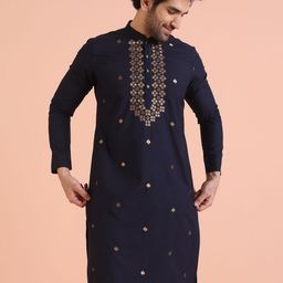 KISAH Men Embroidered Kurta-54